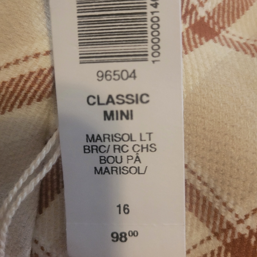 Wilfred Plaid Mini Skirt - Picture 4 of 4